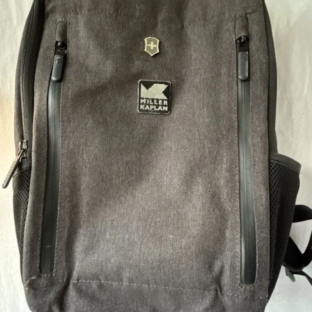 Victorinox Professional Executive Laptop Backpack with Miller Kaplan Patch